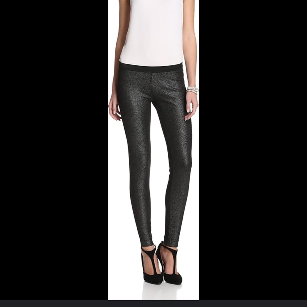French Connection Black Leggings Sleek Form-Fitting Style